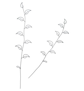Stecker "Blumen" 6er-Set
